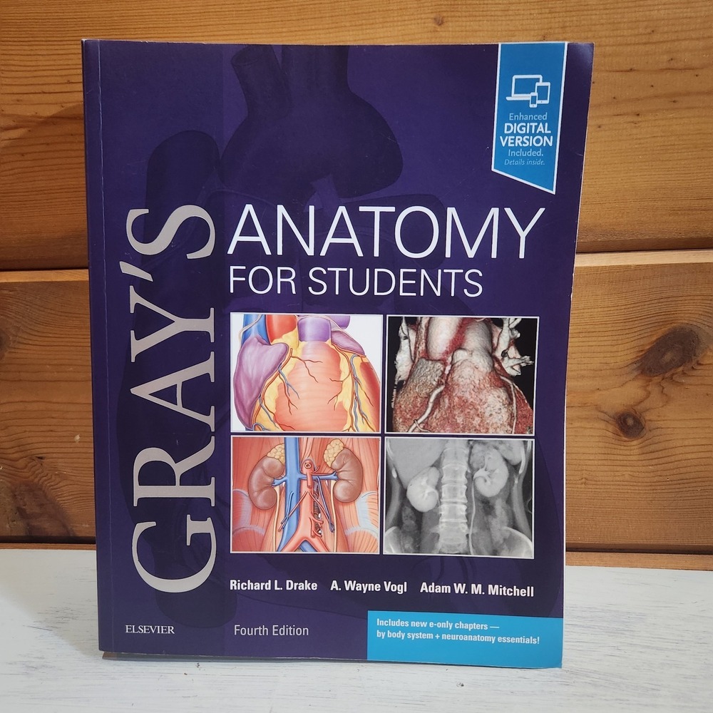 Gray's Anatomy for Students: With Code Paperback Drake Vogl 4th Ed 9780323393041